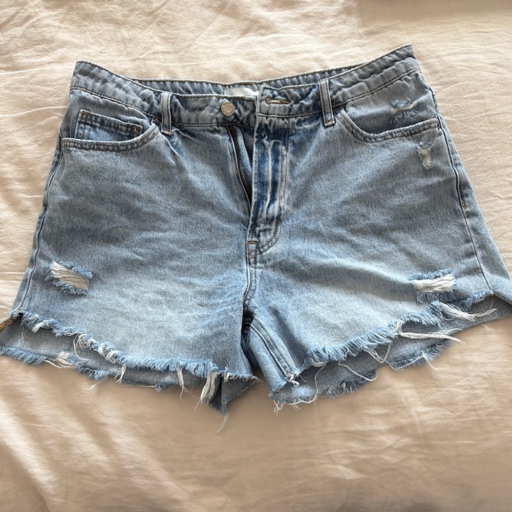 Denim Distressed Women Shorts